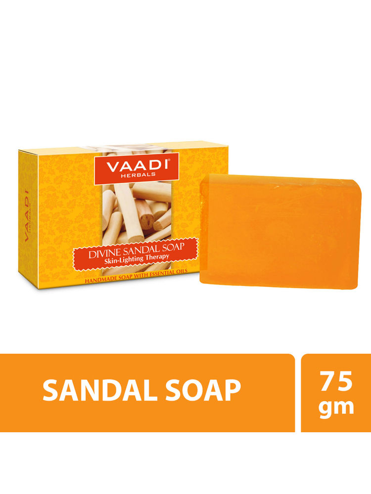 Vaadi Herbals Divine Sandal Soap Skin Lighting Therapry-picture-6