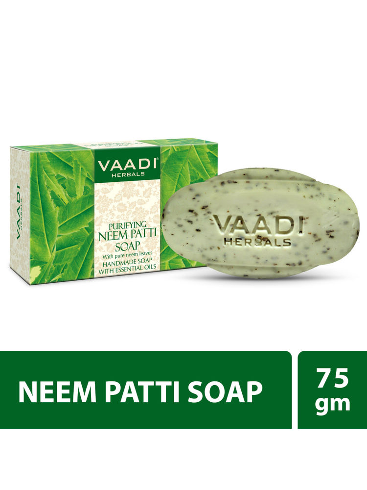 Vaadi Herbals Neem Patti Soap - Contains Pure Neem Leave-picture-49