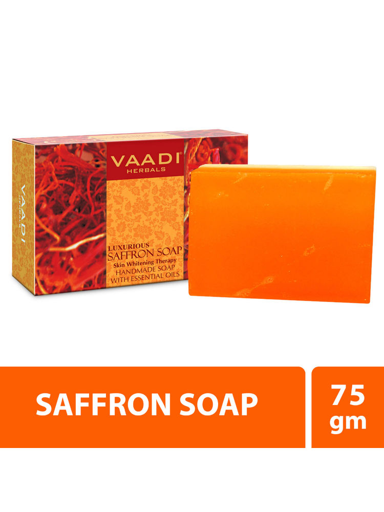 Vaadi Herbals Luxurious Saffron Soap - Skin Whitening Therapy