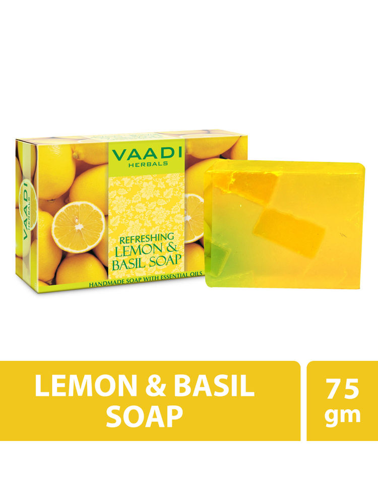 Vaadi Herbals Refreshing Lemon And Basil Soap-picture-11