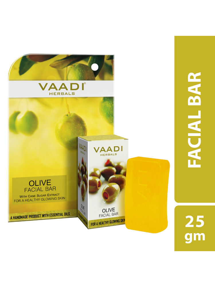 Vaadi Herbals Olive Facial Bar With Cane Sugar Extract-image-45