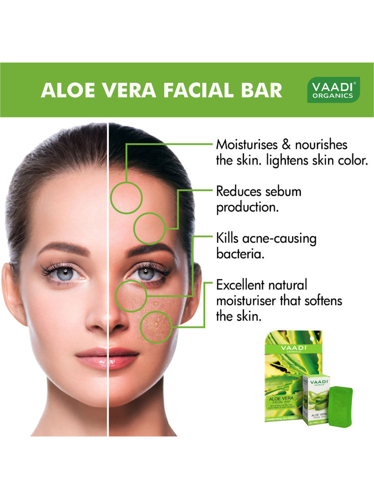 Vaadi Herbals Assorted Facial Bar (Pack Of 5)-image-0