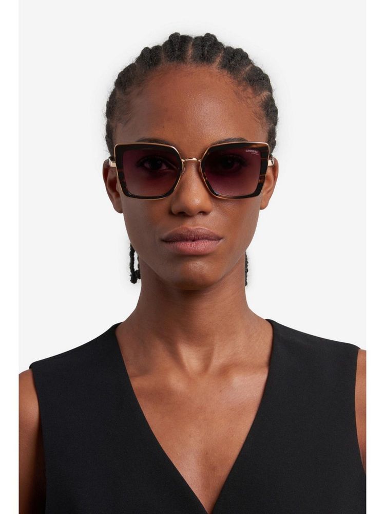 carrera accessories CARRERA Women UV Protected Polarized Full Rim Pink Lens Square Sunglasses - 206828EX4533X (53)-picture-7