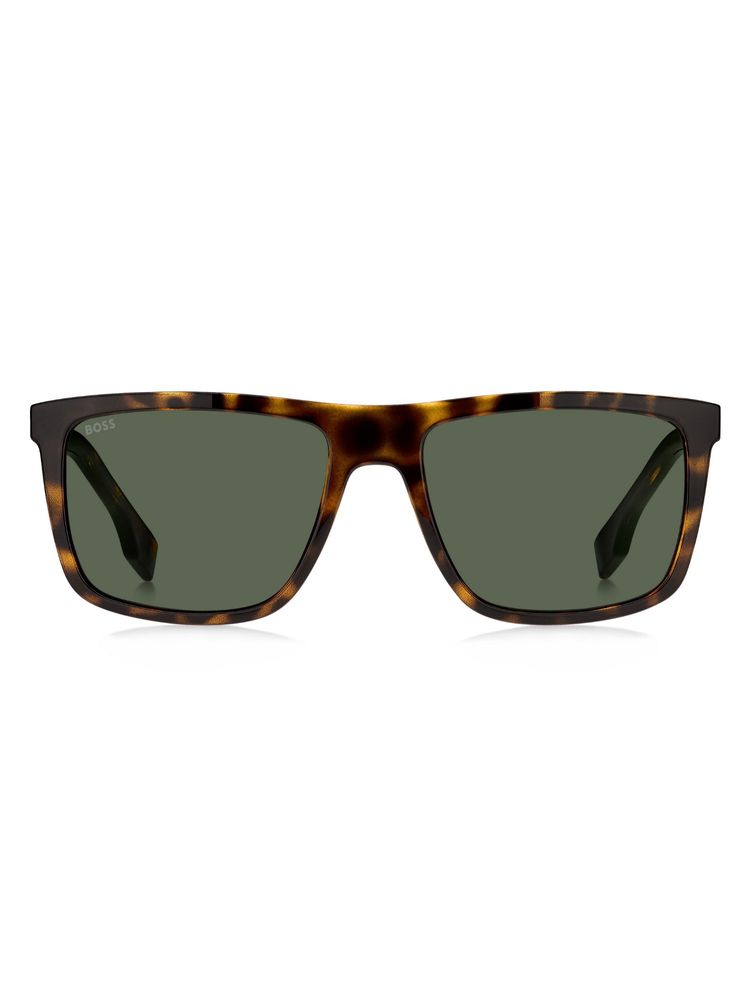 Hugo Boss Men UV Protected Polarized Full Rim Green Lens Rectangle Sunglasses - 20740708656QT (56)-image-32