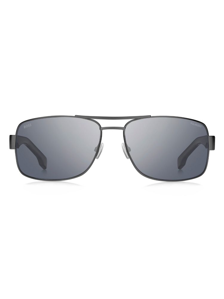 Hugo Boss Men UV Protected Polarized Full Rim Grey Lens Navigator Sunglasses - 208025R8062EX (62)-image-19