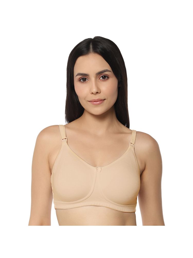 Amante Solid Non Padded Non-Wired Full Coverage Nursing Bra-picture-24