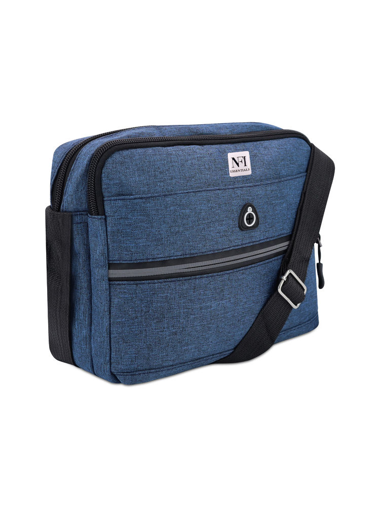 NFI Essentials Small Unisex Sling and Cross Body Bag for Travelling Blue-picture-18