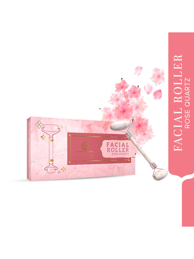 Khadi Natural Rose Quartz Roller-image-12
