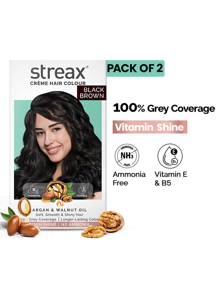 Streax Hair Colour - Black Brown 2 Pack Of 2-picture-21