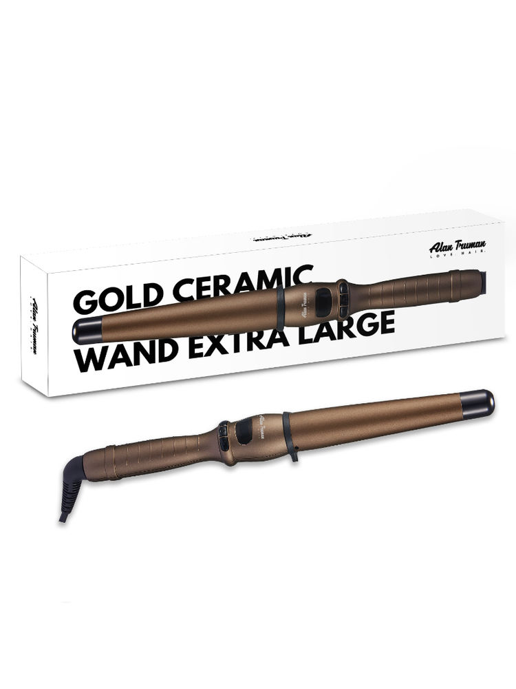 Alan Truman Gold Ceramic Conical Curling Wand ( X-Large)-picture-27