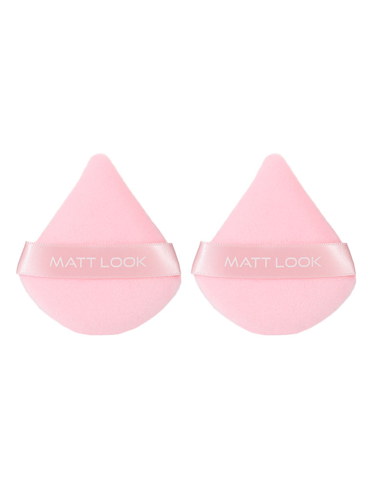 Matt look Pizza Clouds Powder Pink Puff - Pack Of 2-image-33