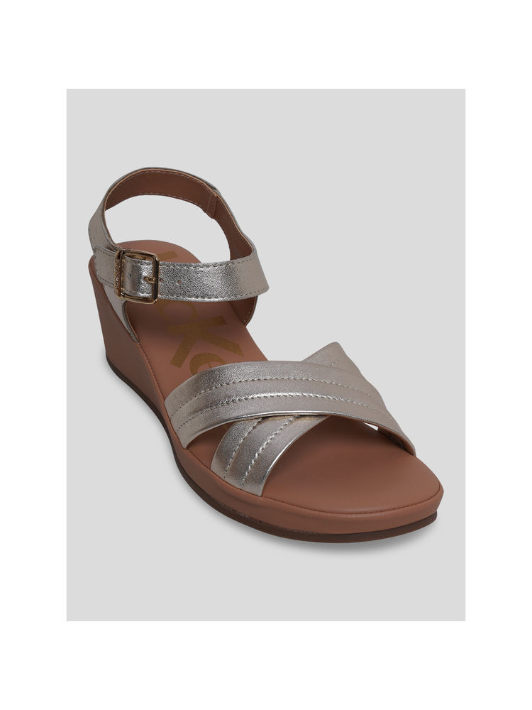 Kickers Women Bigeye Silver Wedges-picture-17