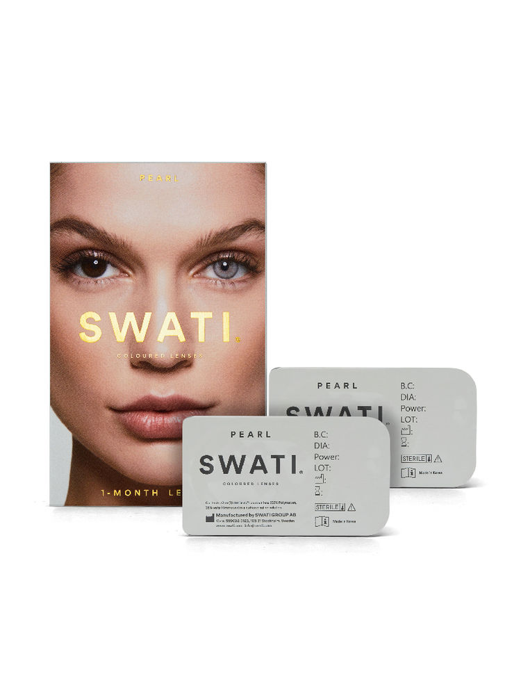 Swati Cosmetics Coloured Contact Lenses Pearl 1 month Power -0.50-picture-11