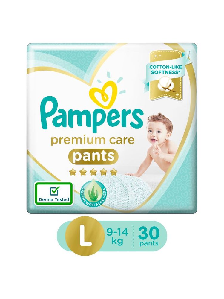 Pampers Premium Care Pants Diapers, Large