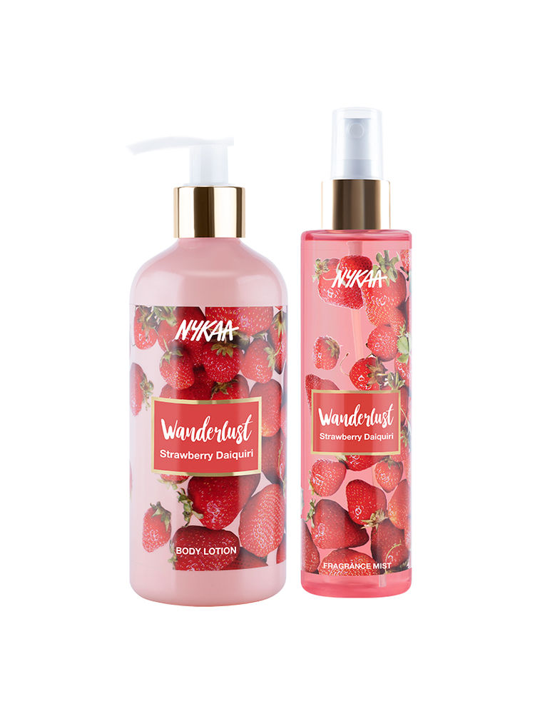 Wanderlust Strawberry Daiquiri Body Lotion + Fragrance Mist Combo