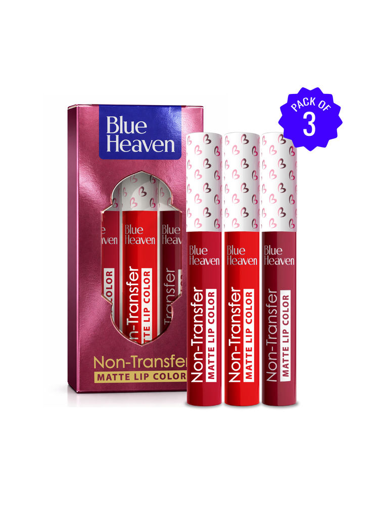 Blue Heaven Non Transfer Lip Color Pack Of 3-picture-11