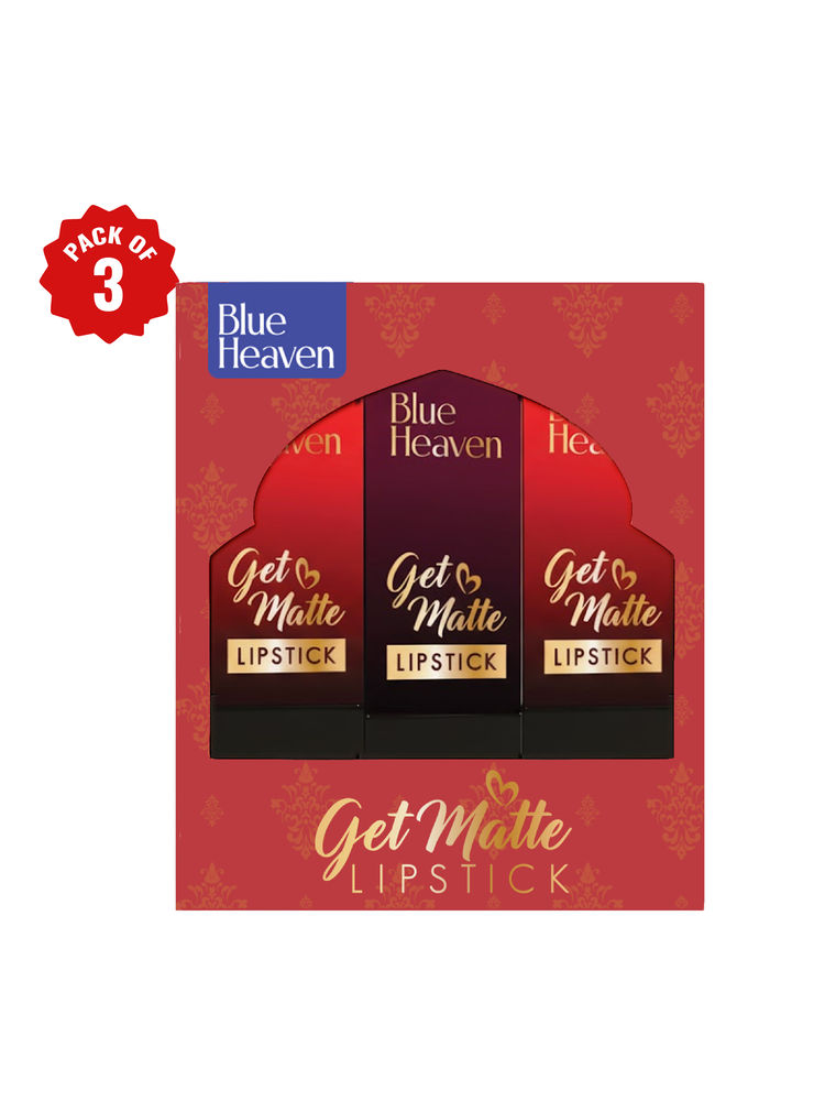 Blue Heaven Get Matte Lipstick Pack Of 3-picture-11