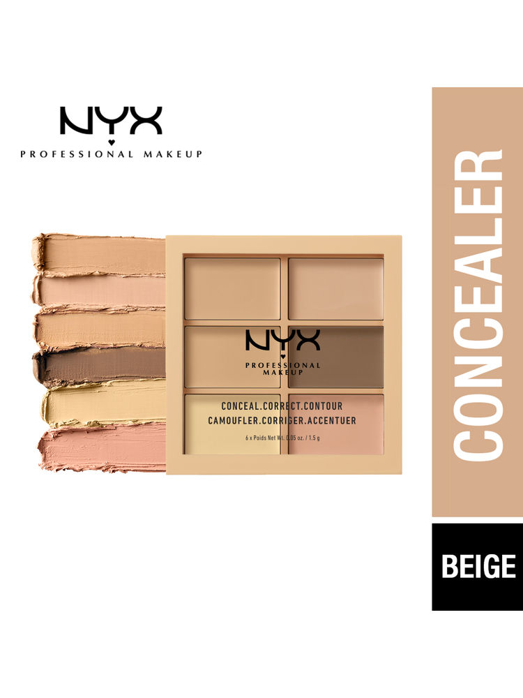 NYX Professional Makeup Conceal, Correct, Contour Palette - Light