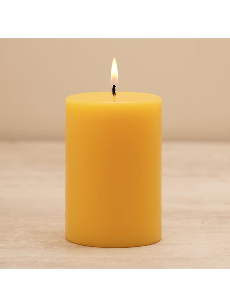 Pure Home + Living Yellow Magnolia Jasmine Pillar Candle - Large-image-45
