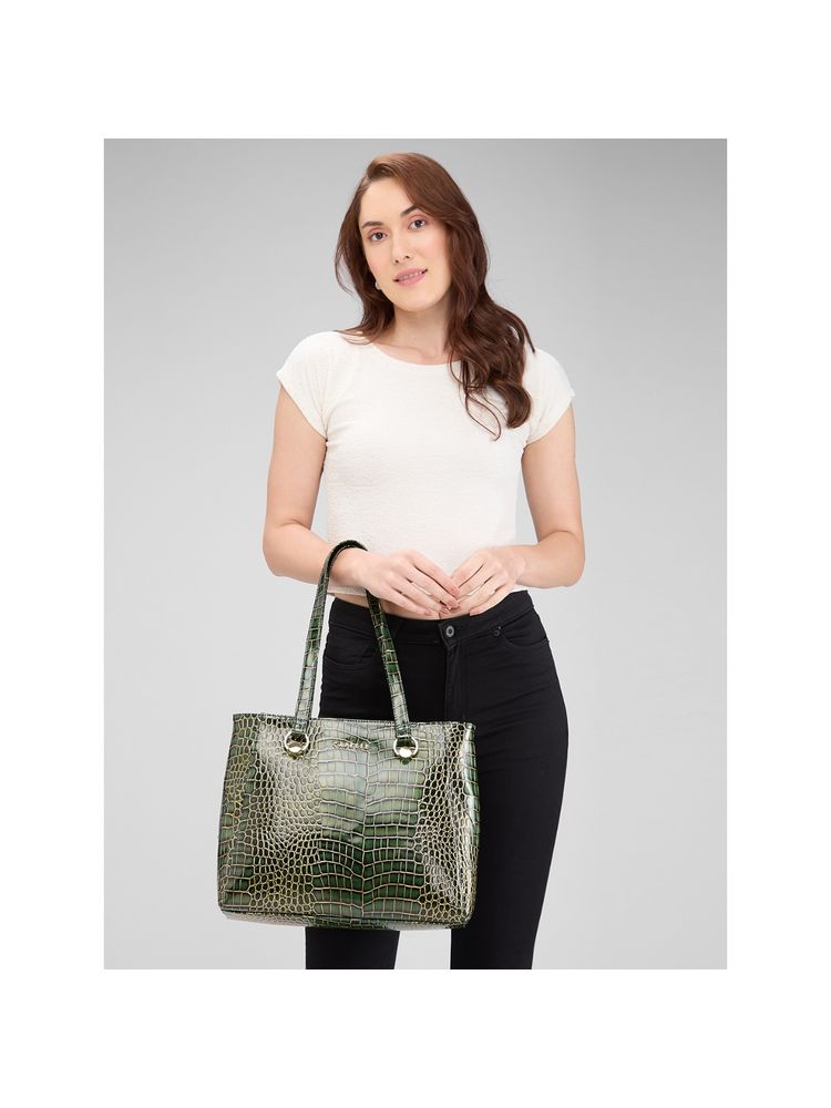 Caprese Women Green Miranda Tote Bag (L)-picture-37