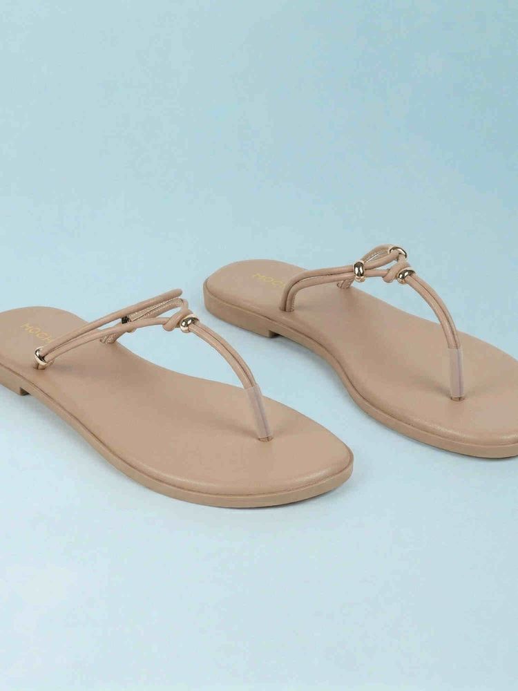 Mochi Women Beige Casual Flats-image-44