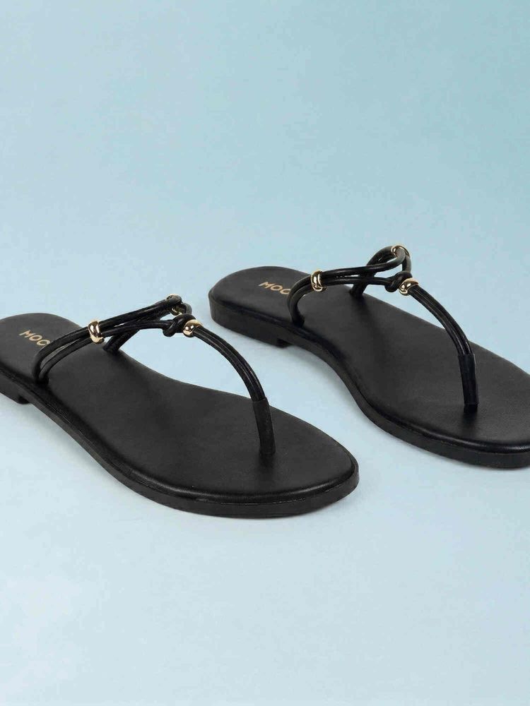 Mochi Women Black Casual Flats-picture-25