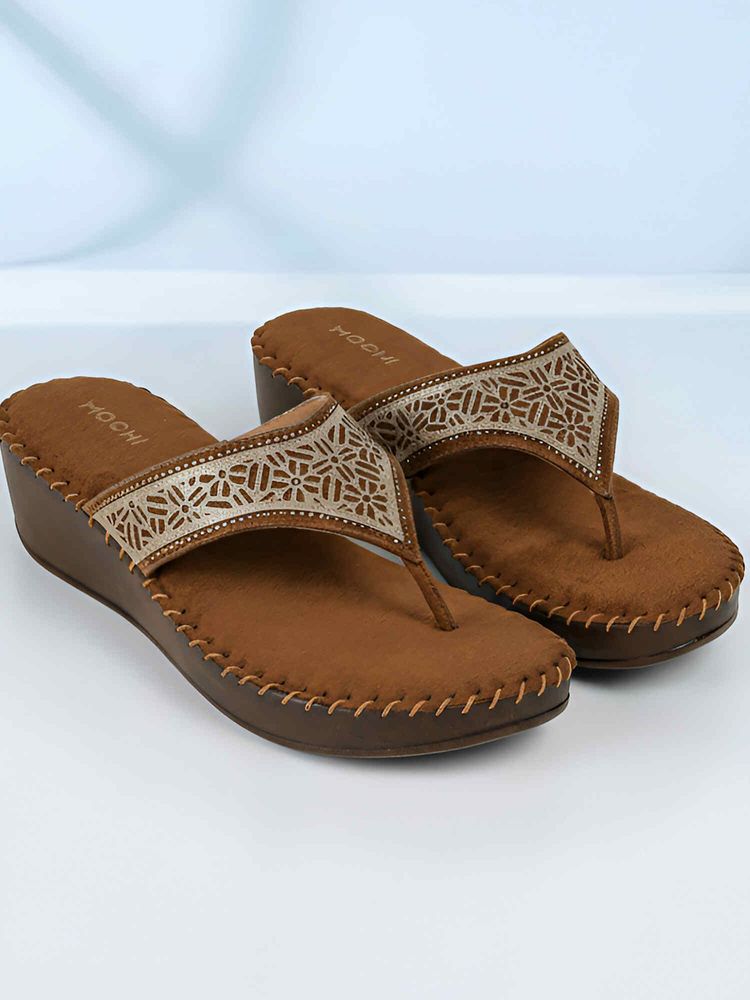 Mochi Women Brown Sandals-picture-27