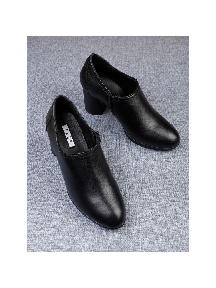 ELLE Black Women Slip On Pumps-picture-34