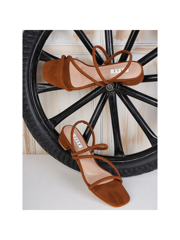 ELLE Brown Women Slip On Sandals-picture-24