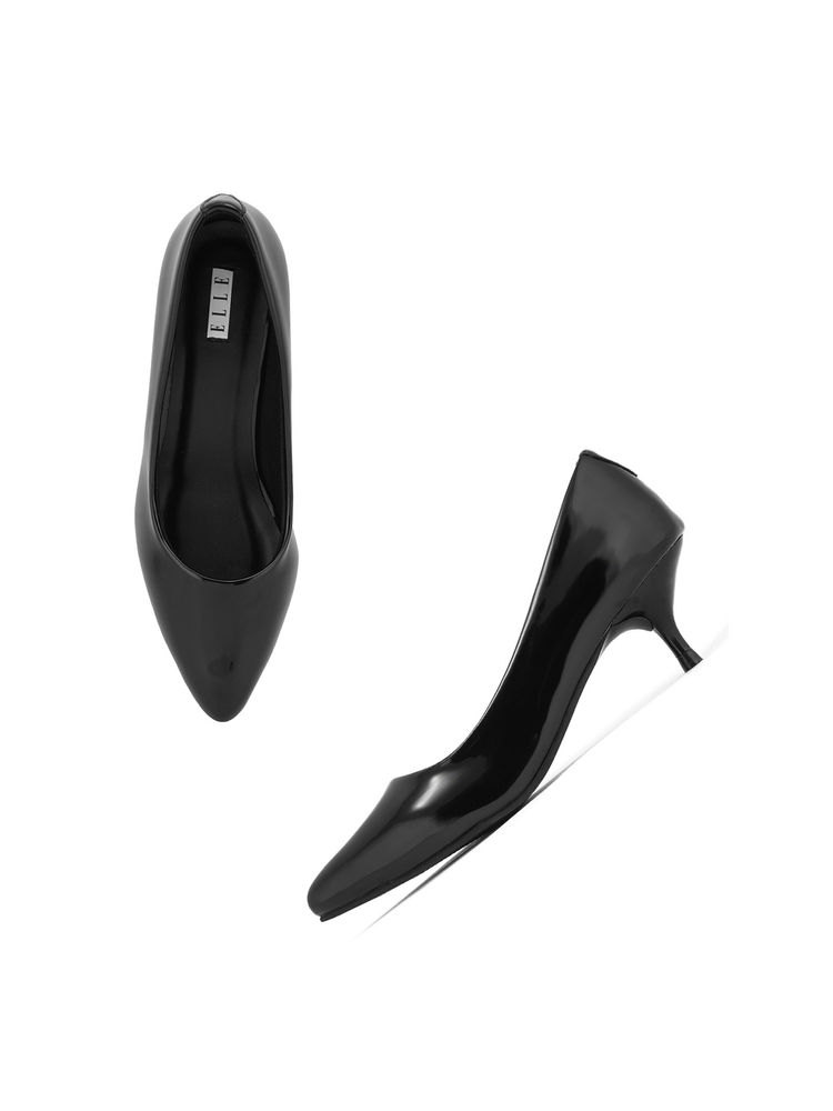 ELLE Black Women Slip On Pumps-picture-33