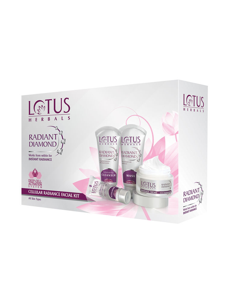 Lotus Herbals Radiant Diamond Cellular Radiance Facial Kit
