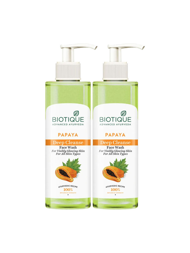 Biotique Papaya Visibly Flawless Face Wash (Pack Of 2)-picture-28