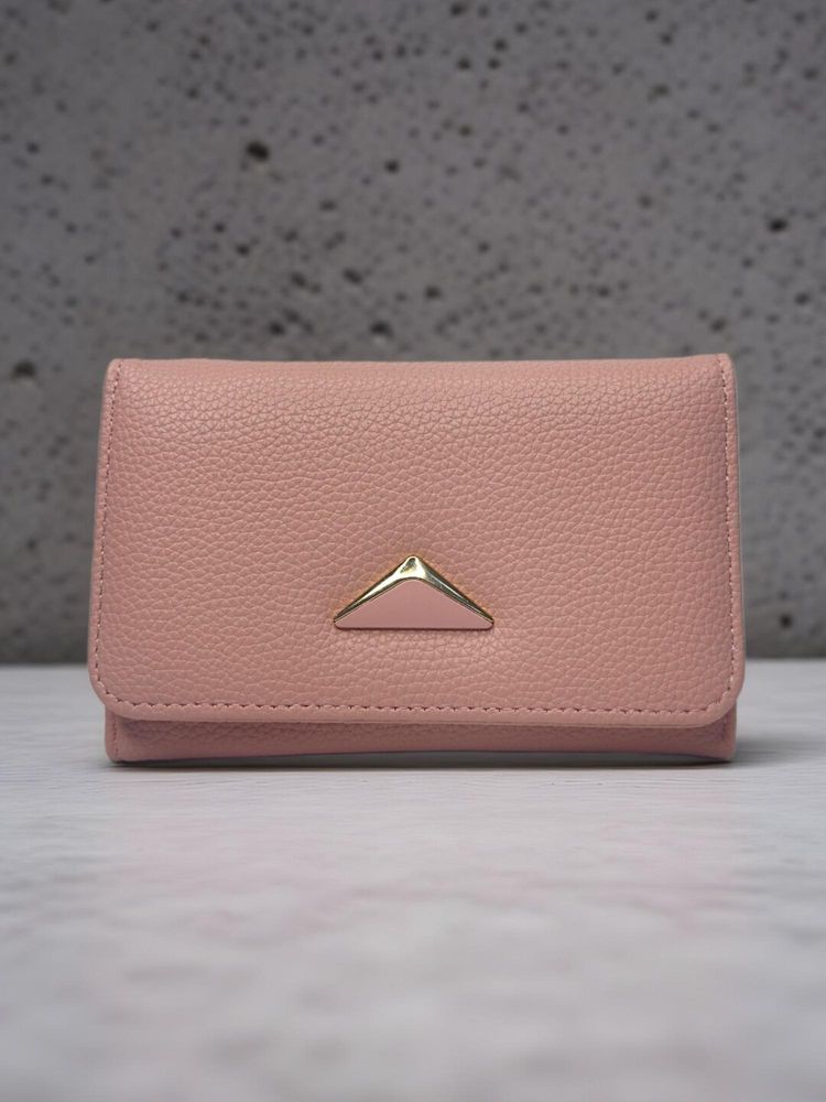 CrossKulture Women Compact Multiple Card Slots Wallet Peach Wallet-image-6