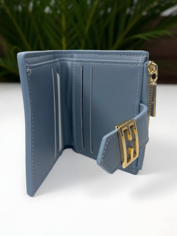 CrossKulture Women Compact Multiple Card Slots Wallet Blue Wallet-picture-24