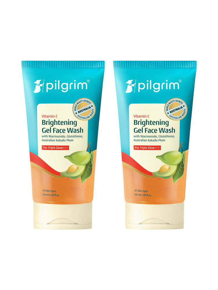Pilgrim Vitamin C Brightening Gel Face Wash For Triple Glow+++ - Pack of 2-picture-9