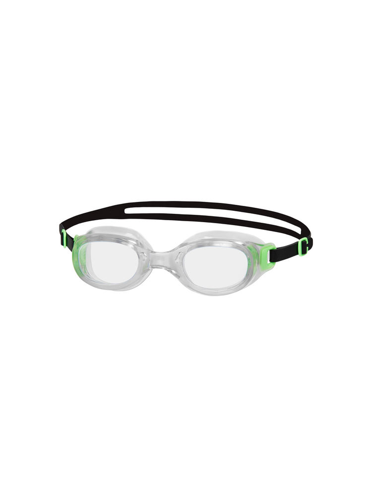 Speedo Unisex Adult Futura Classic Clear-Lens Swim Goggles - Green & Clear (Free Size)-picture-6