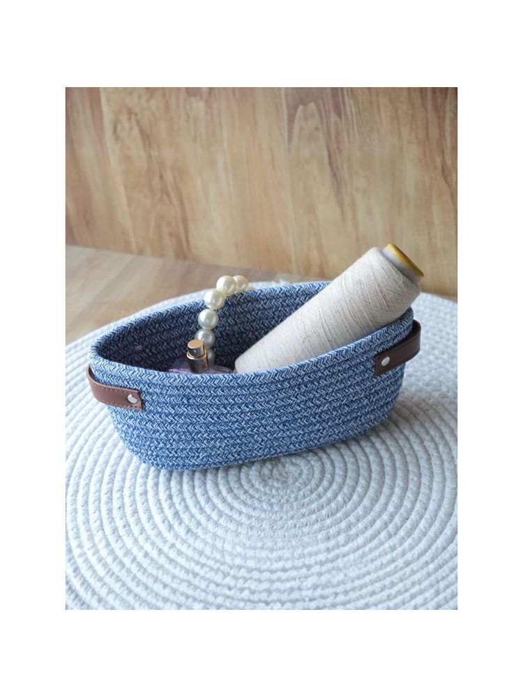 The Better Home Storage Basket- Blue-picture-23