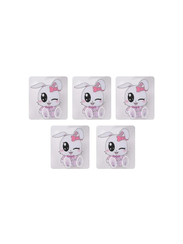 Kuber Industries Hooks For Wall Durable & Rust-Proof Self Adhesive Hook (Pack of 5)-image-28