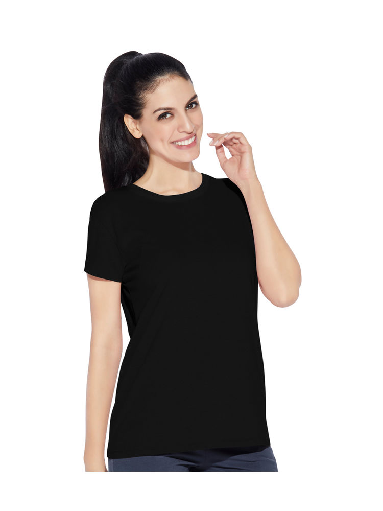 Enamor Essentials E047 Basic Crew Tee - Jet Black