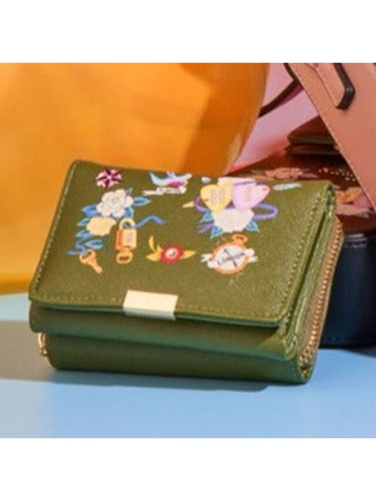 Hamster London Millionaire Victoria Bifold Green Wallet (S)-picture-10