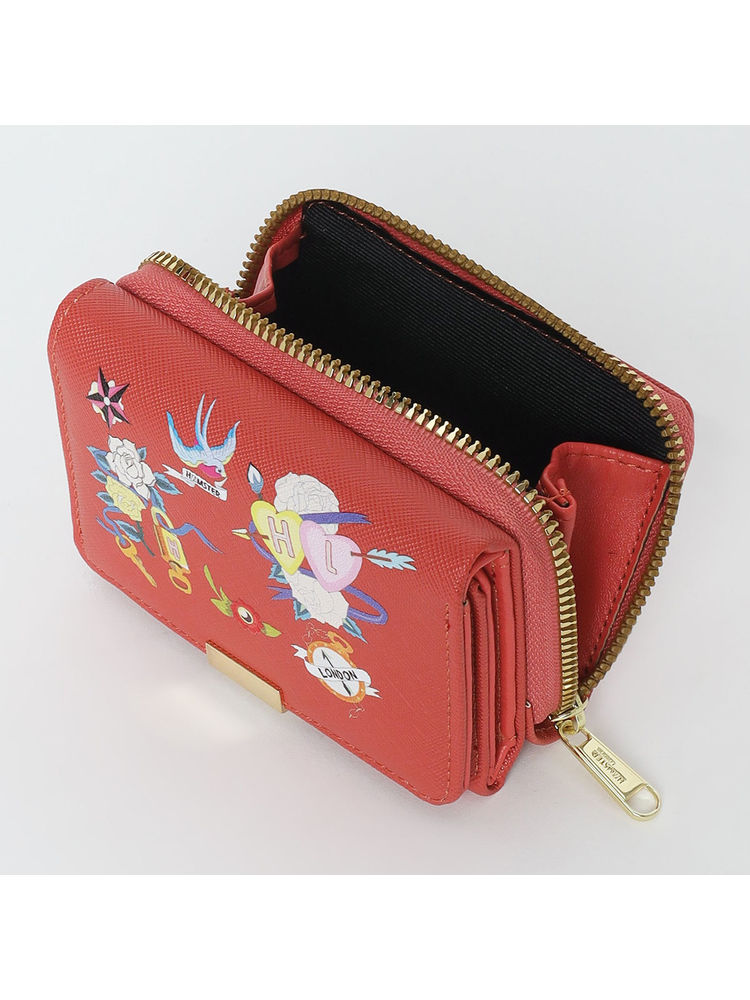 Hamster London Millionaire Victoria Bifold Red Wallet (S)-picture-22
