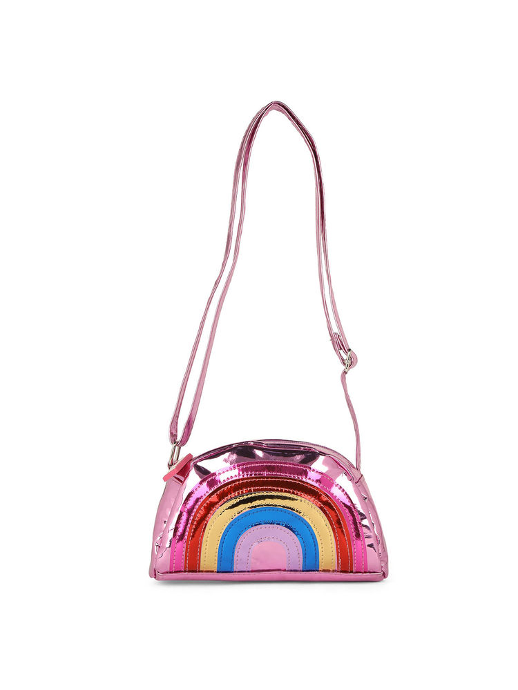 Hamster London Mob Shiny Rainbow Sling Bag (S)-image-41