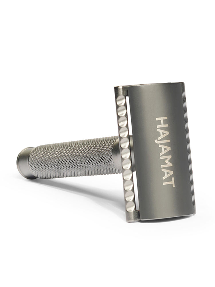 Hajamat Scythe Double Edge Safety Razor For Men Stainless Steel 304 Closed Comb (Gunmetal Finish)-image-21