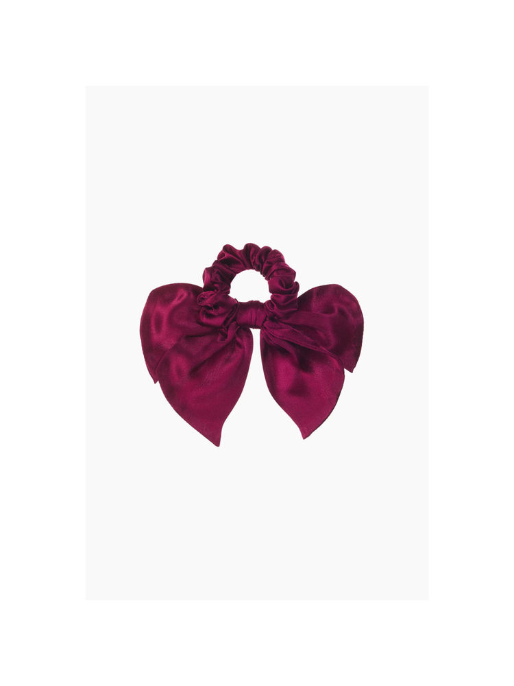 H&M Elastic Silk-Bow Scrunchie-picture-54
