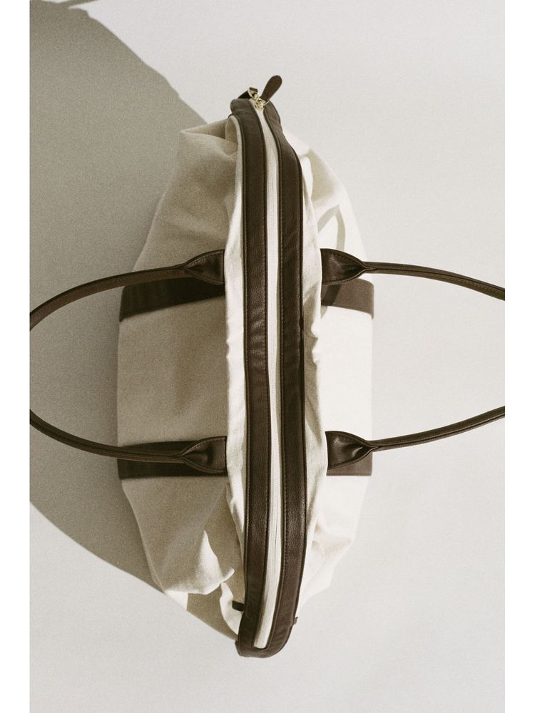 H&M Women Beige Sports Weekend Bag-picture-14