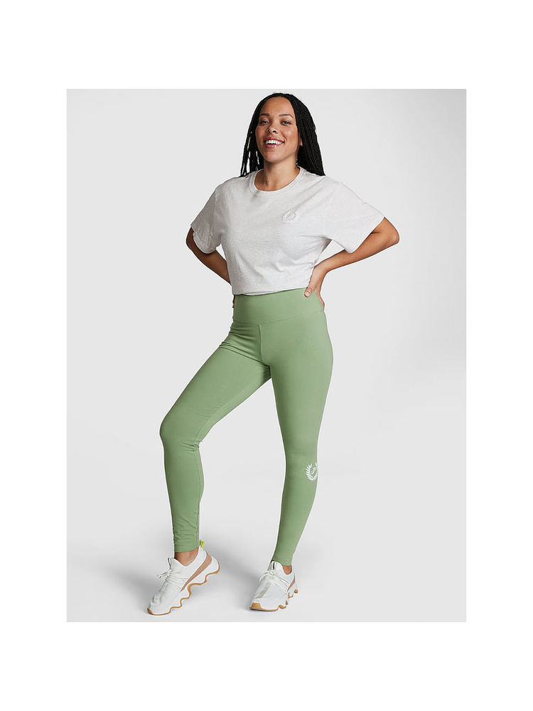 victoria's secret intimates Victoria's Secret Women Green Cotton Blend Printed Leggings-picture-15