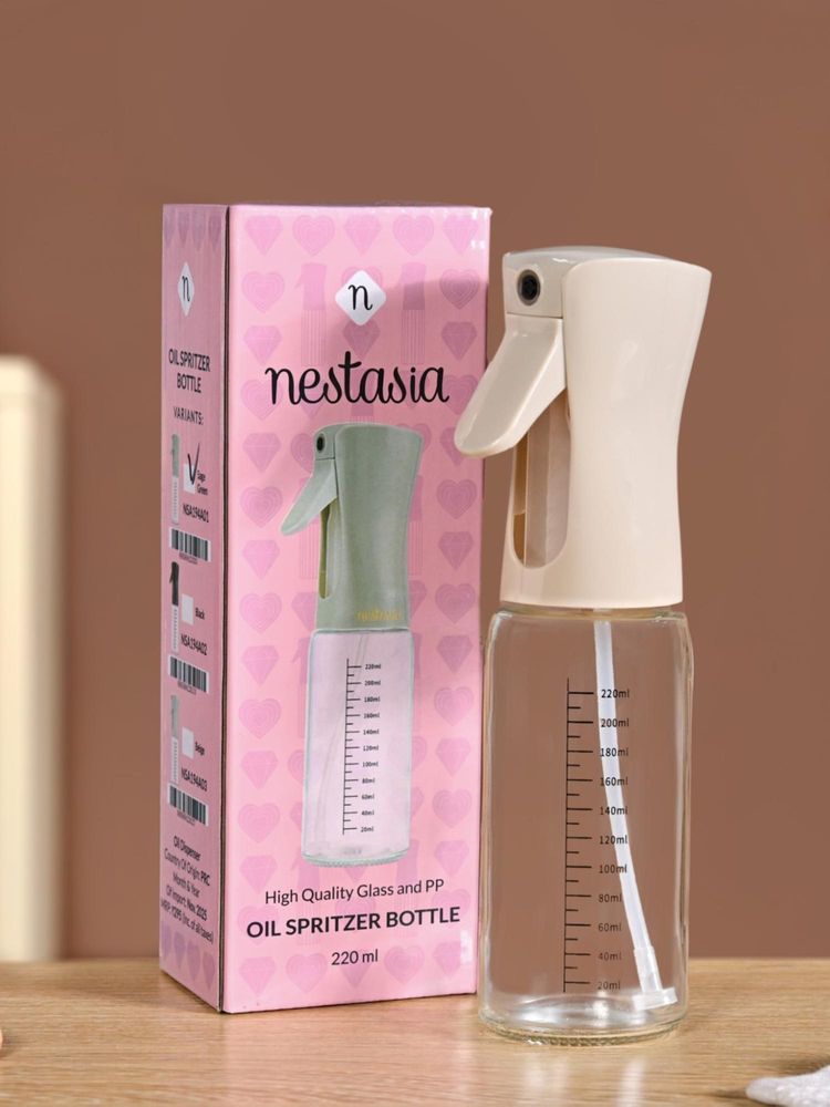Nestasia 1 Pc Gourmet Clear Glass Oil Bottle Beige 220Ml-picture-27