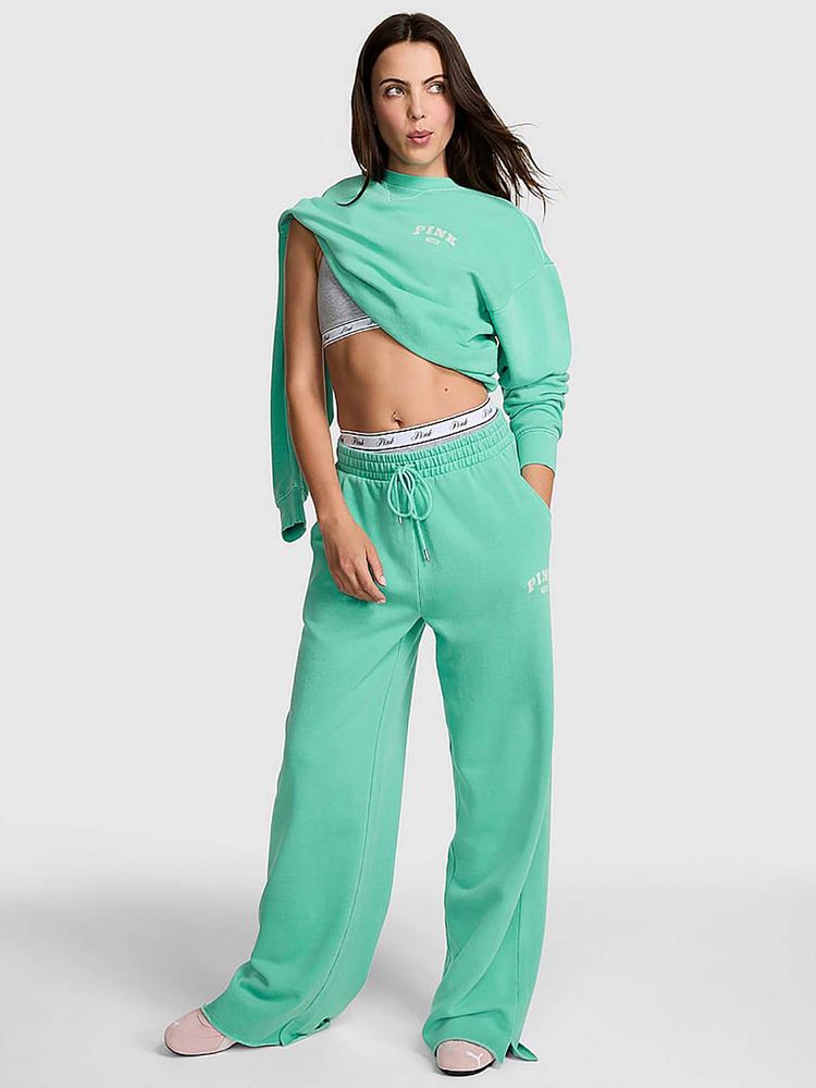 Victoria's Secret Green Solid Regular Fit Sweatpant-image-38