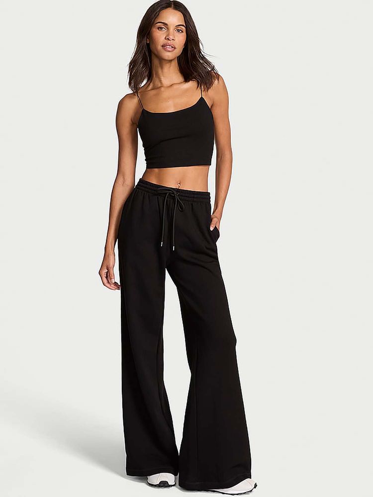 victoria's secret intimates Victoria's Secret Black Solid Regular Fit Sweatpant-picture-23
