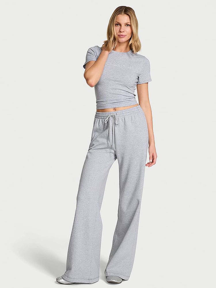 victoria's secret intimates Victoria's Secret Grey Solid Regular Fit Sweatpant-picture-10